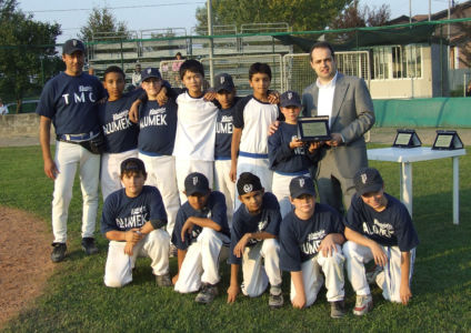 Premiazione Squadra Ragazzi Alumek Poviglio 1^ classificata