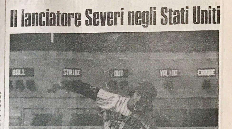Domenico Severi: nel 1974 punto di forza della Bernazzoli e della Nazionale Italiana, ora della Poviglio Baseball
