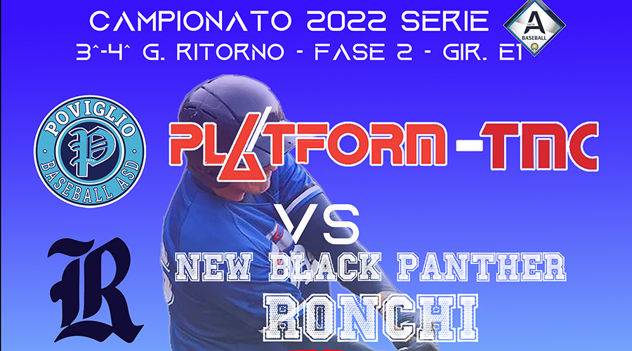 locandina incontri 20220710 VS RONCHI 900X500